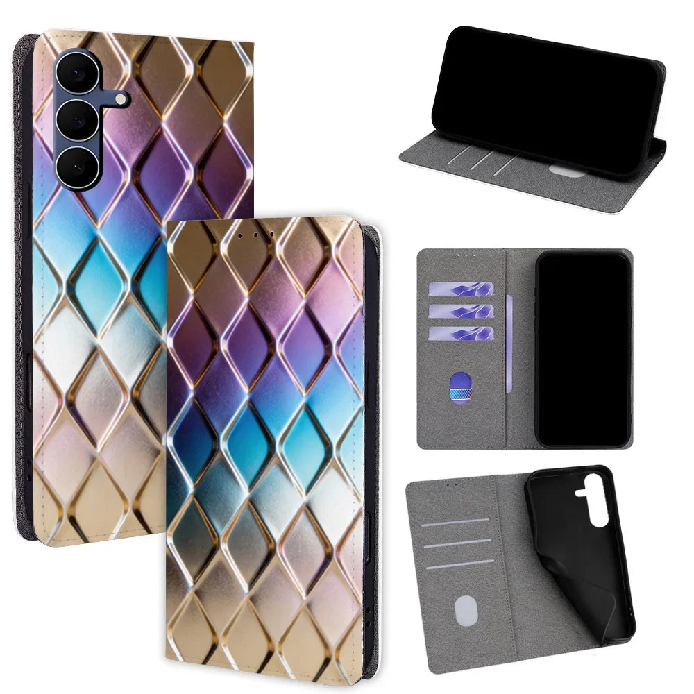 Magnetic Flip Wallet Case (Samsung)