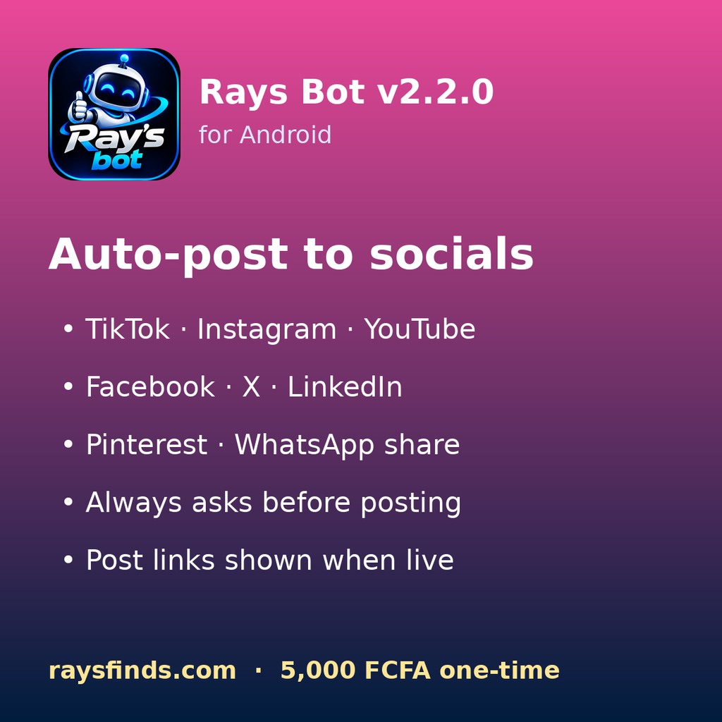 Rays Bot for Android (v2.2.0)